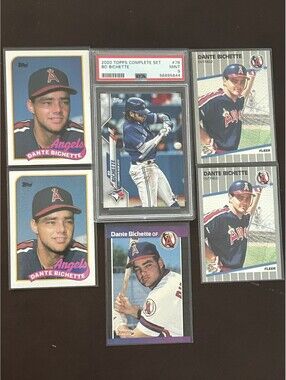 2020 ROOKIE PSA MINT 9 BO BICHETTE &VINTAGE 1989 DANTE BICHETTE RC NM COLLECTION